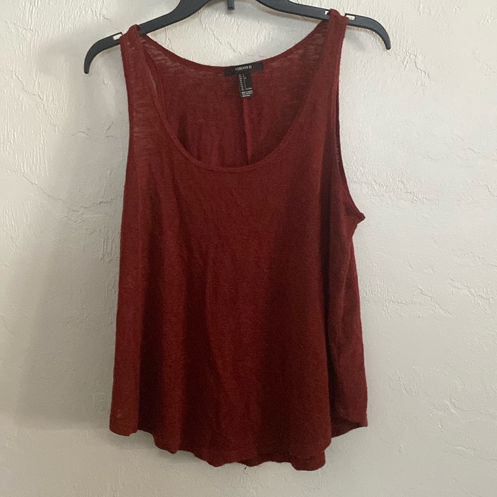 Knit tank top
